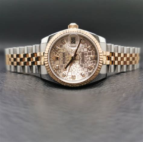 rolex datejust 31 two tone